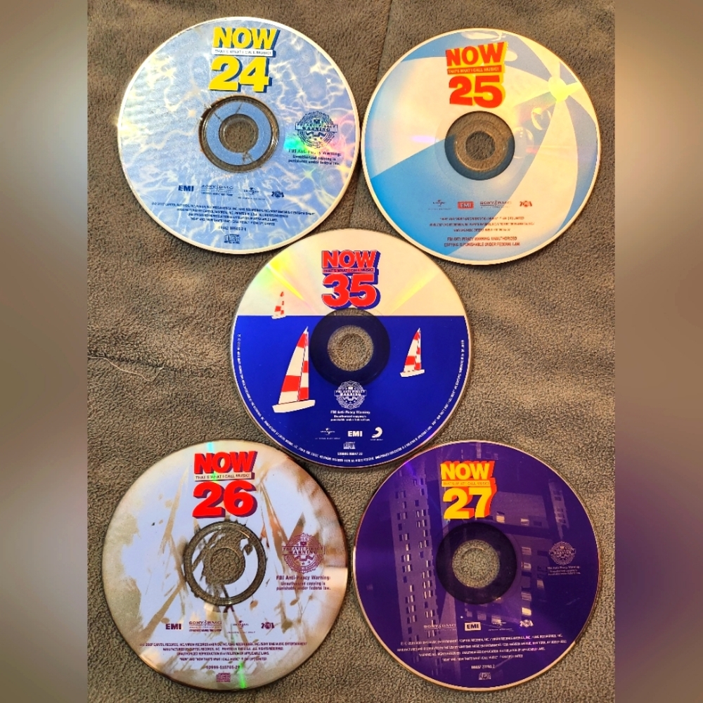 5 "Now Hear This" Compact Disc's